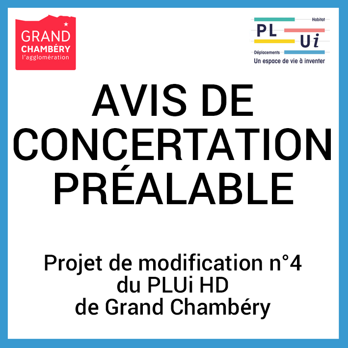 Projet de modification n°4 du PLUi HD de Grand Chambéry